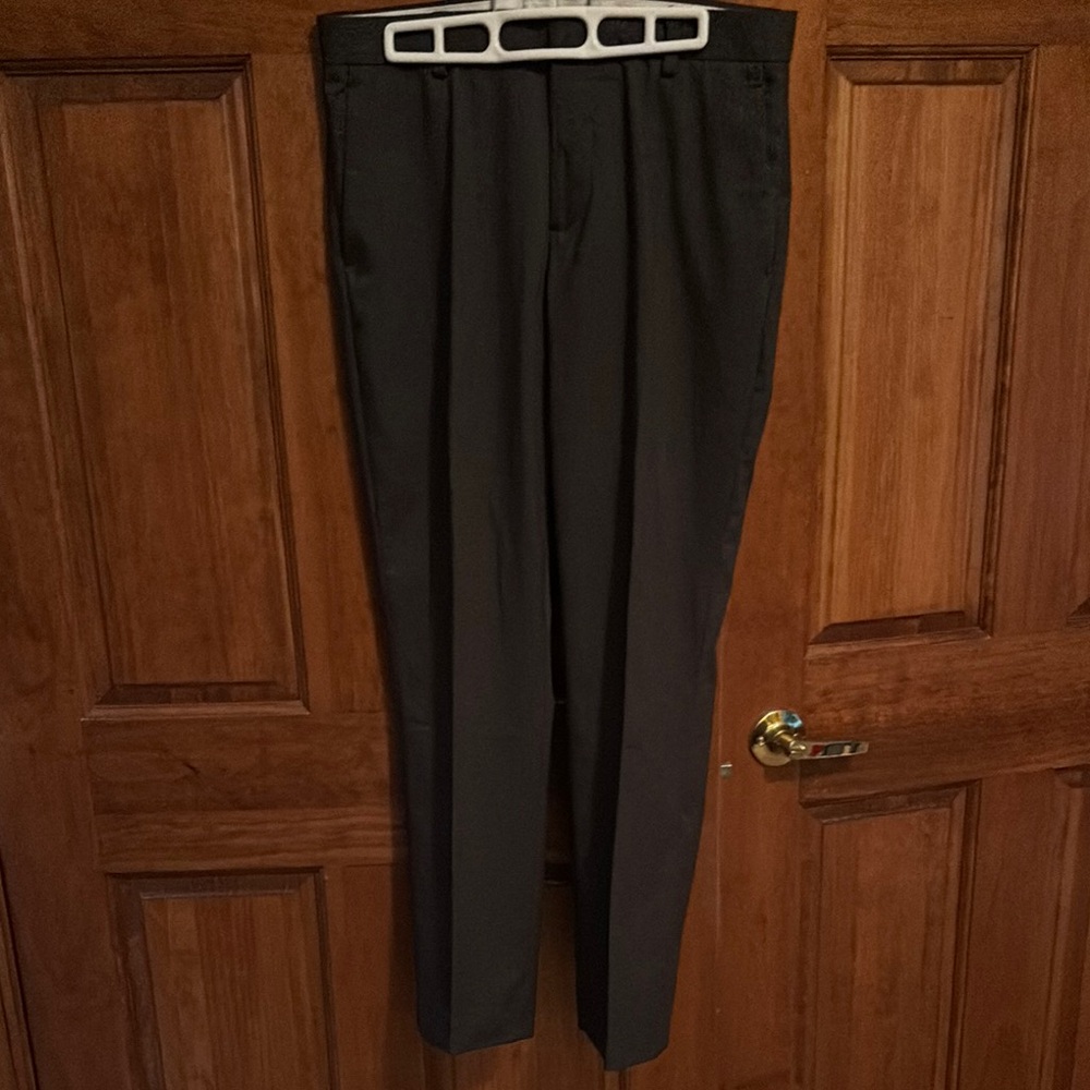 H&M Black Dress Pants Straight-Leg Formal